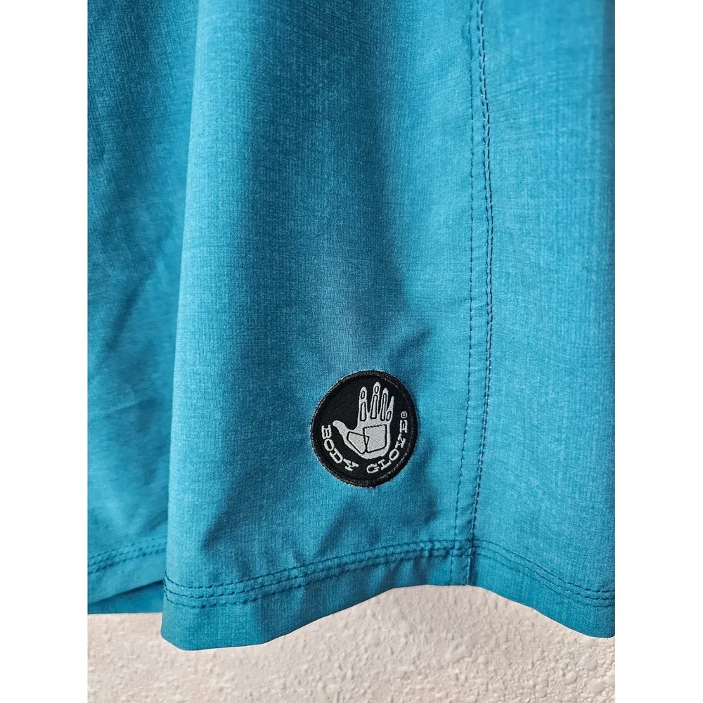 Body Glove Mens Vapor Board Shorts Teal Blue Floral Bird of Paradise Size 40